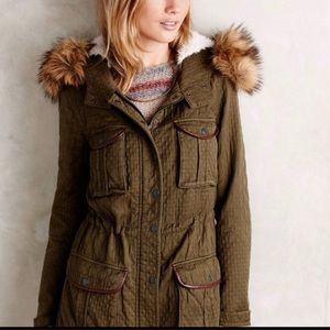 Hei Hei Anthropologie Hooded Jacket, Size 6